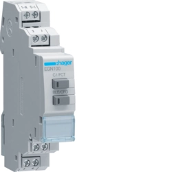 Digital time switch for distribution board Hager EGN100 DIN rail AC Change-over contact IP20