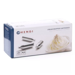 Cartridges for whipped cream siphon 24 pcs Hendi