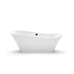 Stone bath Aura Kami 1 white, 180x78 cm, with overflow