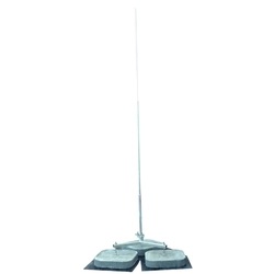 Free-standing mast on a small tripod; h = 3000mm / OC / AL /