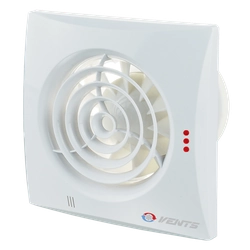 Ventilator for in-house bathrooms and kitchens Vents White Wall-/conduit mounting With automatic louver