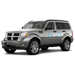 Dodge Nitro 2007-2012 - Chrome protective side door strips