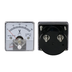 Analog meter square voltmeter 40V