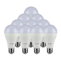 10 LED izzók csomag - GLS E27 - 15W - 20000h - meleg fehér 3000K