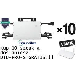 10 X HOYMILES HMS-micro-omvormer 2000-4T 1F (4*670W) + DTU-PRO-S