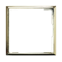 Cover frame for domestic switching devices Ospel RO-3U/68 ARIA Gold Plastic