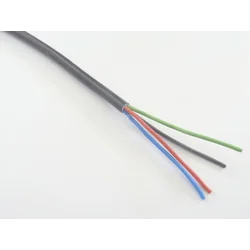 T-LED RGB cable 4x0,5 round Version: Black