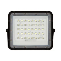 10W LED solarni projektor 4000K uklonjiva baterija 3m kabel, crni