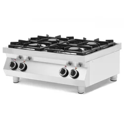 Tabletop gas stove 4-palnikowa Kitchen Line 2x 6kW 2x 3.5kW Hendi 227381