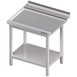 Unloading table (L) | with STALGAST dishwasher shelf | 900x750x880 mm | welded