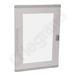 Flat transparent door, for XL3 160, 4x24, height 750mm