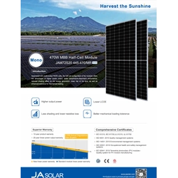 Ja Solar photovoltaic panel 460W JAM72S20-460/MR HALF CELL JASolar 460 IN