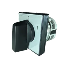 12A 4kw 0-1 ON-OFF 1pol IP40 industrial recessed switch with PACO cam for panels