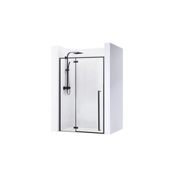 Sprchové dveře Rea Fargo Black 100 - plus 5% sleva na kód REA5