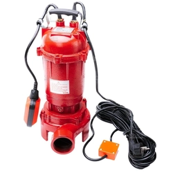 CEDRUS PZ750-R SEWAGE PUMP SUBMERSIBLE WITH GRINDER SUBMERSIBLE DIRTY WATER CLEAN GARDEN CAST IRON FLOAT 19000 l / h - EWIMAX - OFFICIAL DISTRIBUTOR - AUTHORIZED CEDRUS DEALER