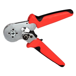 Press, crimping tool for sleeves for a stranded cable