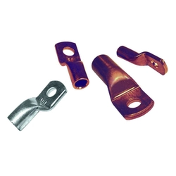 Tubular cable lug for copper conductors Ergom E11KM-01020103600 Straight Ring shape Copper Tinned
