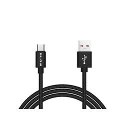 USB A - micro B connection 1,0m braided