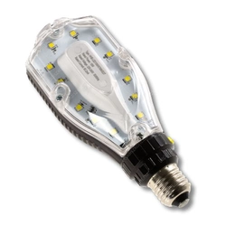 Inesa Led reflektor nebo pouliční lampa, s ventilátorem, patice E27, 15W, 1250 lumenů, 5700 kelvinů, studená bílá.