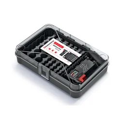 Battery organizer with battery tester