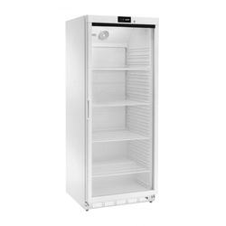Varnished, glazed refrigerated cabinet, capacity 580l | Amitek AKD600RG