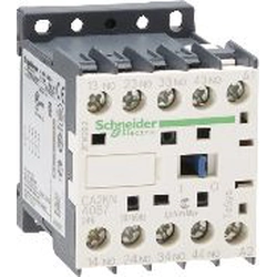 Schneider Auxiliary contactor 10A 4Z 0R 24V AC (CA2KN40B7)