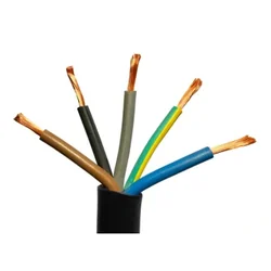 Rubberized round cable, stranded 5x6mm2