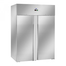 Two-door refrigerated cabinet 1168L INOX