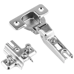 AGV PUSH double furniture hinge, self-opening + H-2 guide