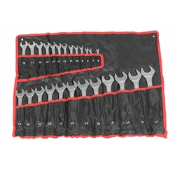 Spanners, size 6-32 mm, set of 25 pieces in a package
