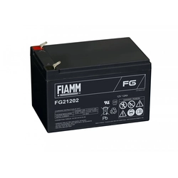 FIAMM FG21202 12V 12Ah VRLA battery