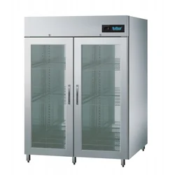 Freezer cabinet Line 1300L with glass door, LED lighting GN 2/1