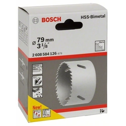 BOSCH Hole saw HSS-Bimetal for standard adapters 79 mm,3 1_8"