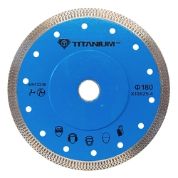 180 mm TITANIUM PRO Speed Cut deimantinis diskas