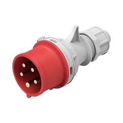 Solight plug straight, 5-pole, 400v / 16A, IP44, P150