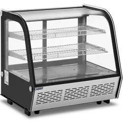 Refrigerated display case, glass, 3 horizontal 120 l