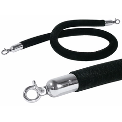 Cordon rope black * 1603 series * 1.5 m