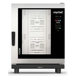 Electric convection steam oven | automatic washing system | 10xGN1/1 | 18,6 kW | 400 V | Mychef COOK MASTER 101E