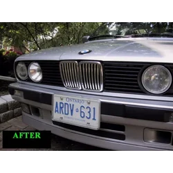 1984-1991 BMW E30 3 - Chrome strips, chrome grill