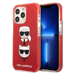 Karl Lagerfeld KLHCP13XTPE2TR iPhone 13 Pro Max 6,7 "hardcase red / red Karl & Choupette Head