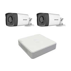 Hikvision Turbo HD 2MP 1080P 2-Camera IR 40 Surveillance Kit