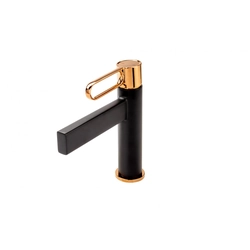 Fdesign Zaffiro washbasin tap gold-black FD1-ZFR-2-25