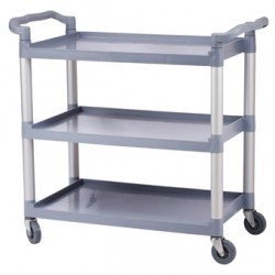 Large 3-shelf waiter's trolley (bolted) INVEST HORECA WT-D00202 WT-D00202