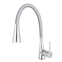 Sink faucet Ferro Zumba II, silver, flexible