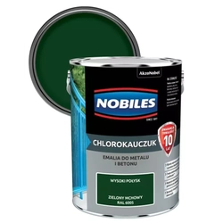 Paint, enamel Nobiles chlorinated rubber 0,9l MOSS GREEN