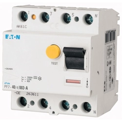 Residual current circuit breaker (RCCB) Eaton 263623 DIN rail AC AC 50 Hz IP20