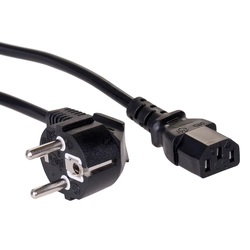 Akyga power cable AK-PC-01A CCA CEE 7/7 / IEC C13 1.5 m
