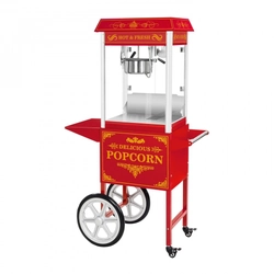 Popcorn maker s vozíkem RED RETRO