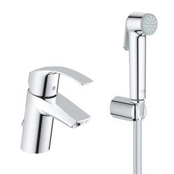 Washbasin faucet Grohe Eurosmart New, S-size, with Bidetta shower