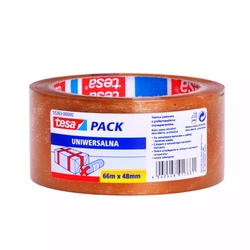 Tesa Rubber Packing Tape 66mx48mm brown 1 pcs